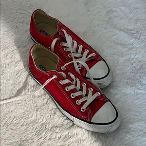 Converse Classic Red Canvas Sneakers